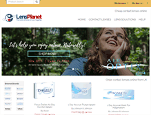 Tablet Screenshot of lensplanet.com
